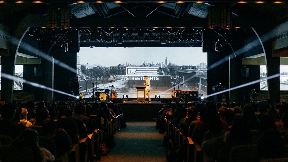 Stage at a Streelights event